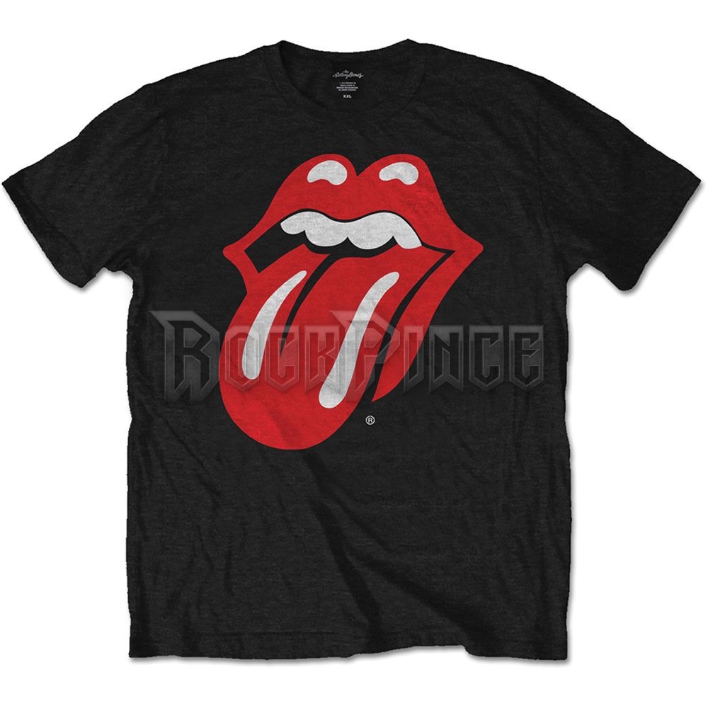 The Rolling Stones - Classic Tongue - unisex póló - RSTEE03MB / RSTEEP03MB
