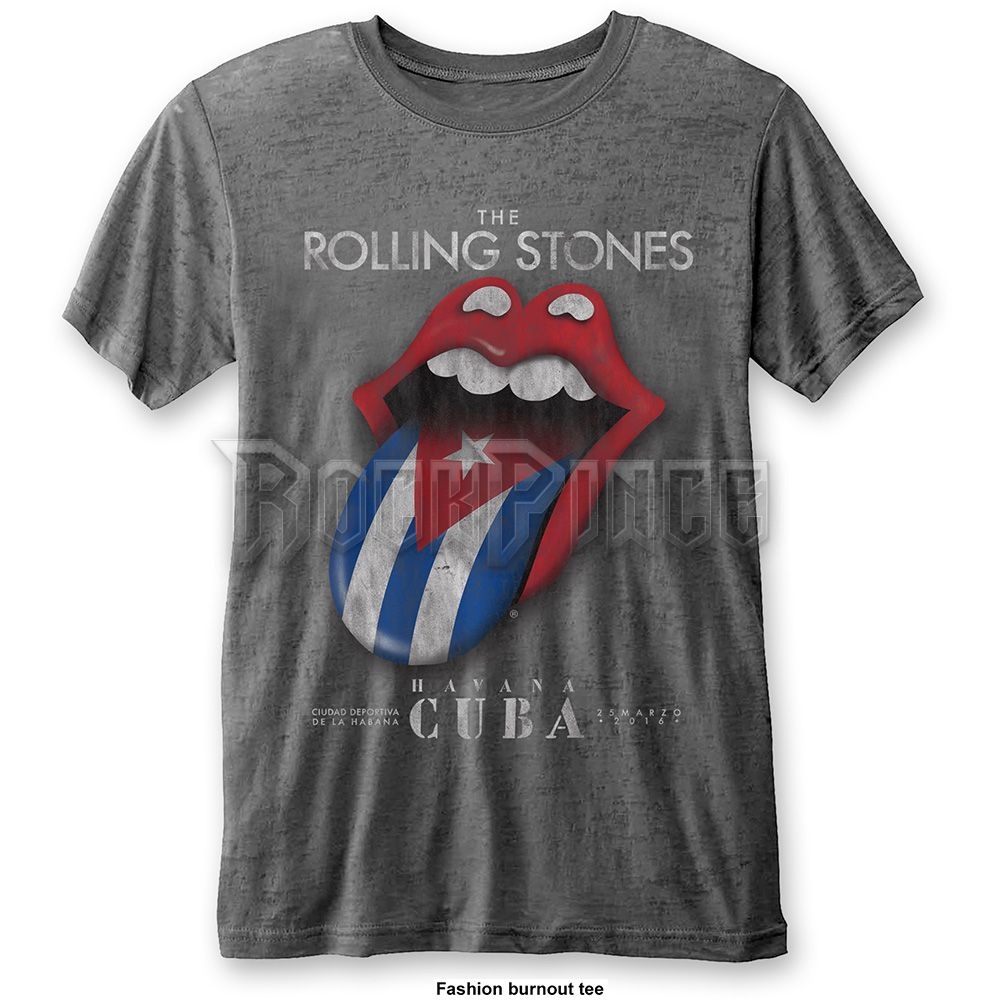 The Rolling Stones - Havana Cuba - unisex póló - RSBO01MC