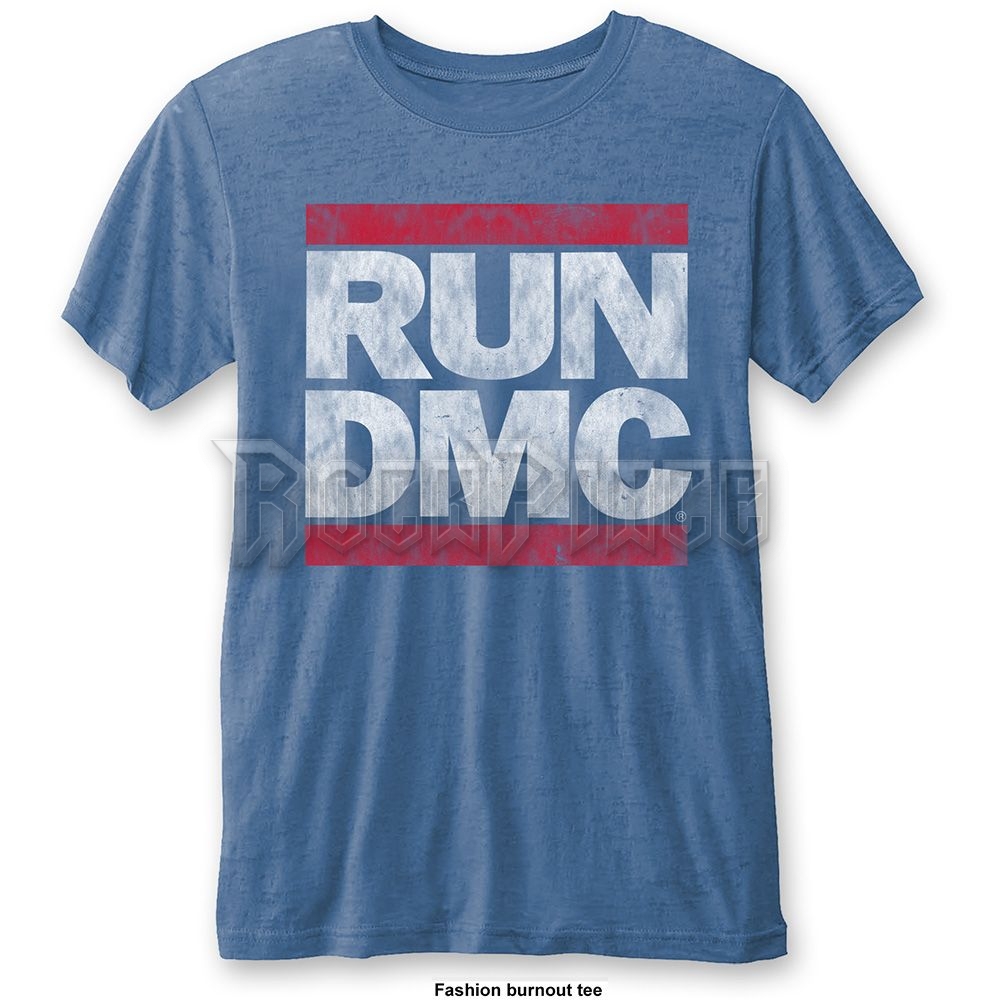 Run DMC - Vintage Logo - unisex póló - RDMCBO01MBL