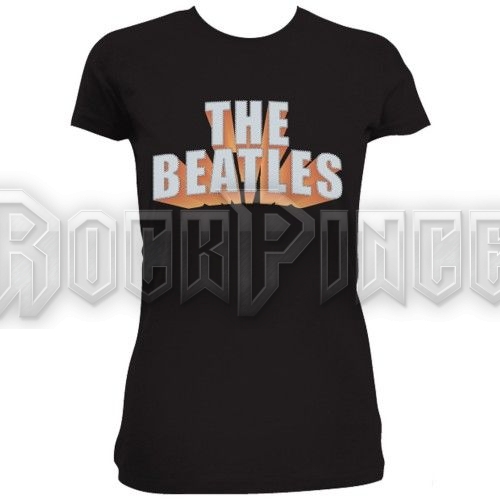 The Beatles - 3D Logo (DIAMANTE) - női póló - BEATTEE136LB