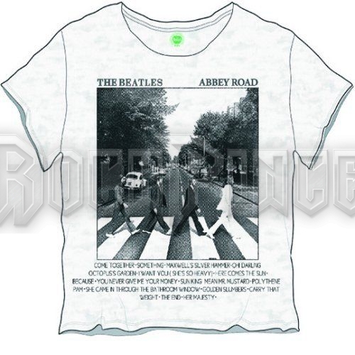 The Beatles - Abbey Road Songs - női póló - BEATTEE91LW