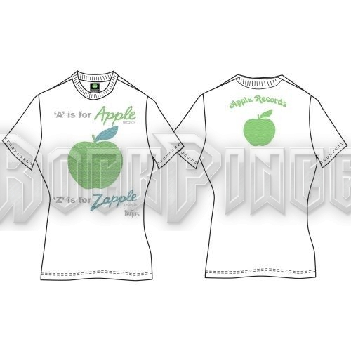 The Beatles - A is for Apple - női póló - BEATTEE02LW