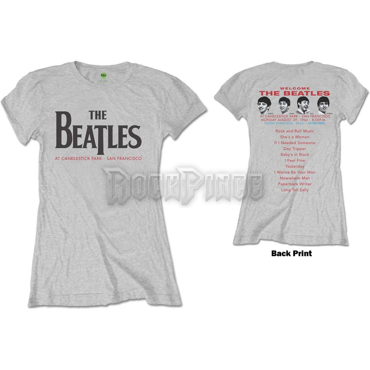 The Beatles - Candlestick Park - női póló - BEATTEE375LG