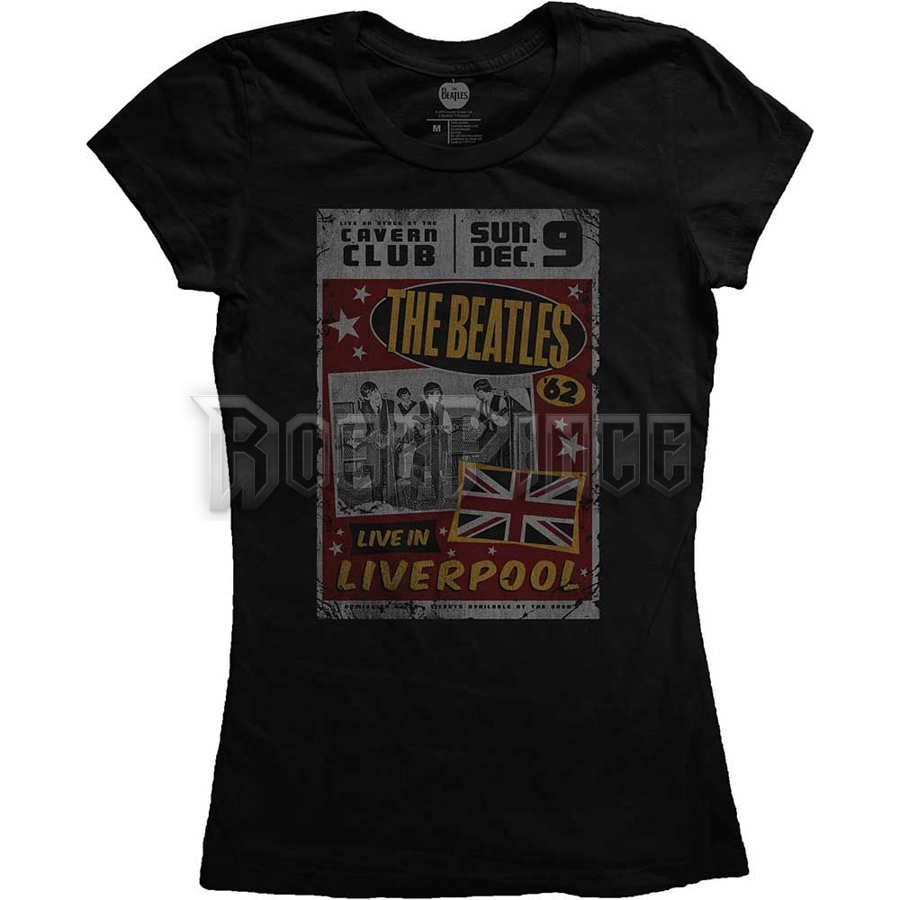 The Beatles - Live in England - női póló - BEATTEE105LB