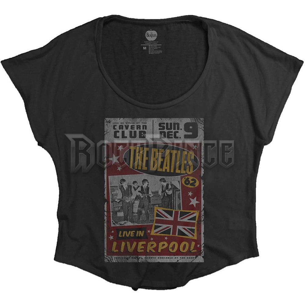 The Beatles - Live in Liverpool - női póló - BEATTEE105LBDM