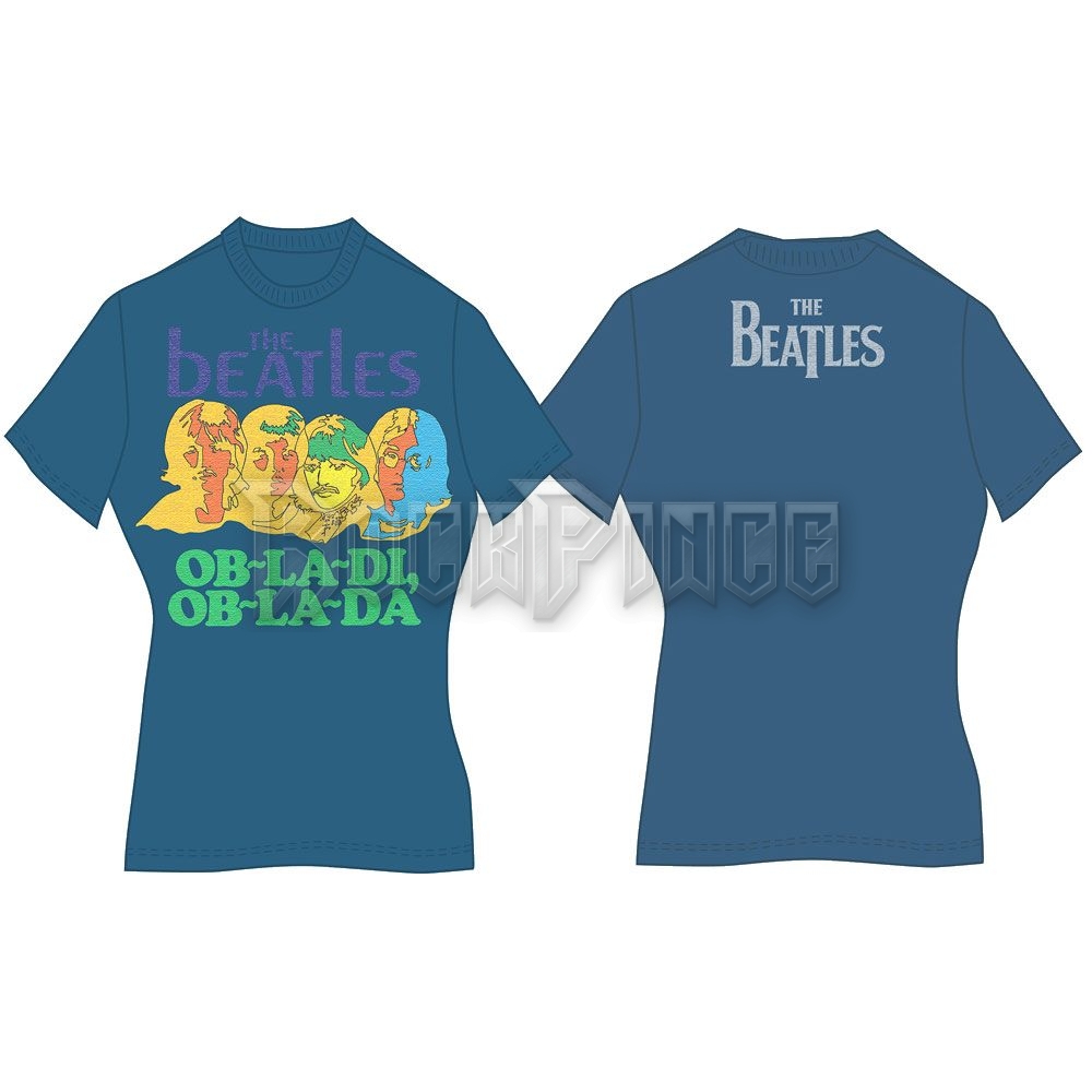 The Beatles - Ob-La-Di - női póló - BEATTEE01LN