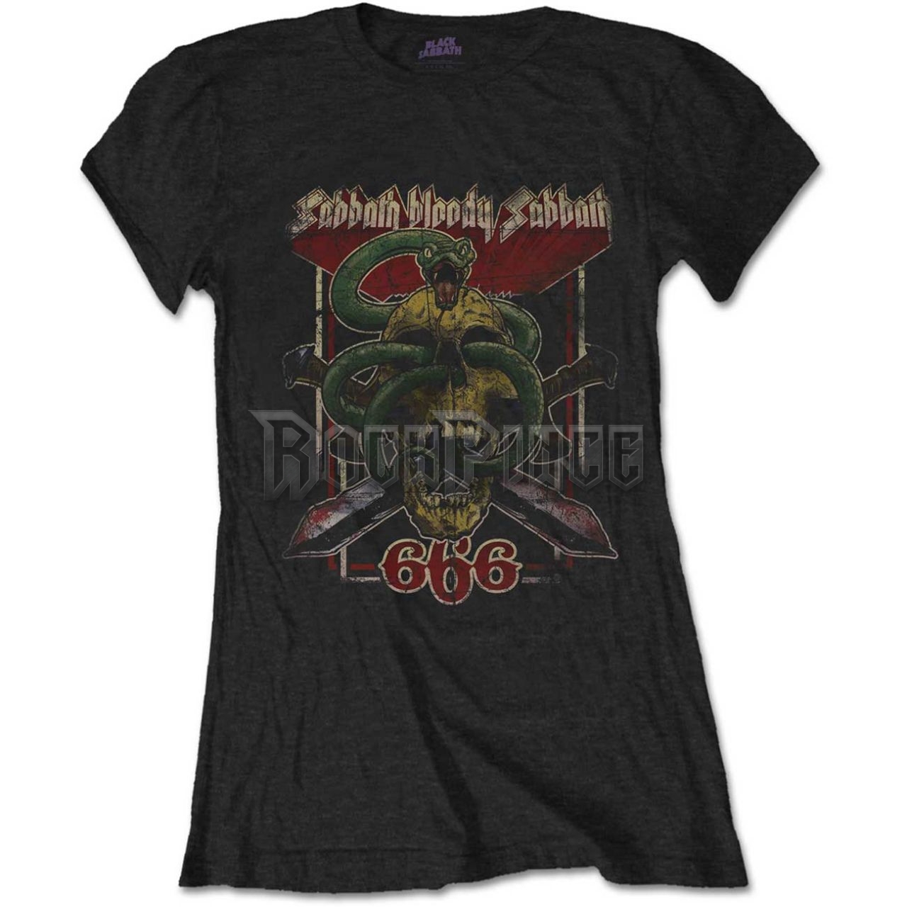 Black Sabbath - Bloody Sabbath 666 - női póló - BSTS32LB