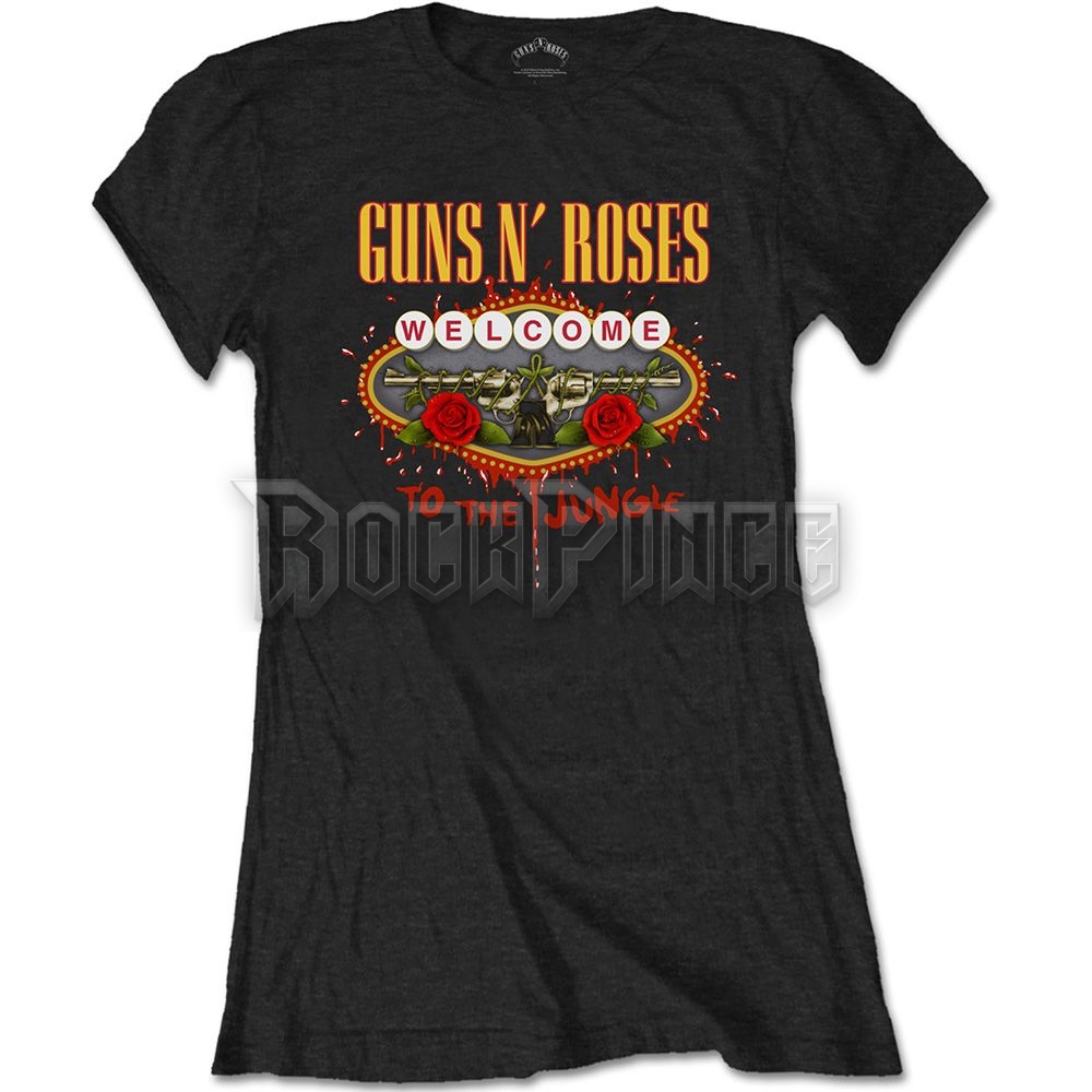 Guns N' Roses - Welcome to the Jungle - női póló - GNRTS28LB