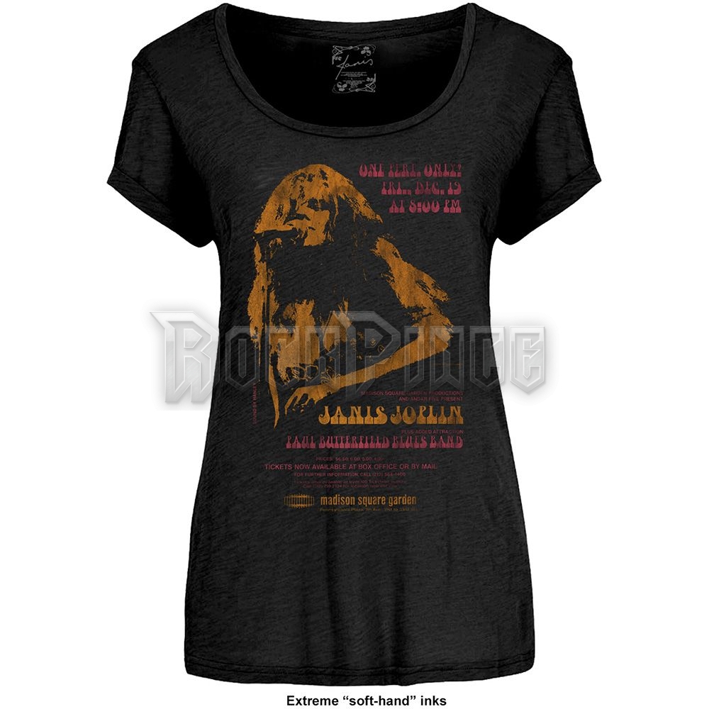 Janis Joplin - Madison Square Garden - női póló - JOPTS02LB