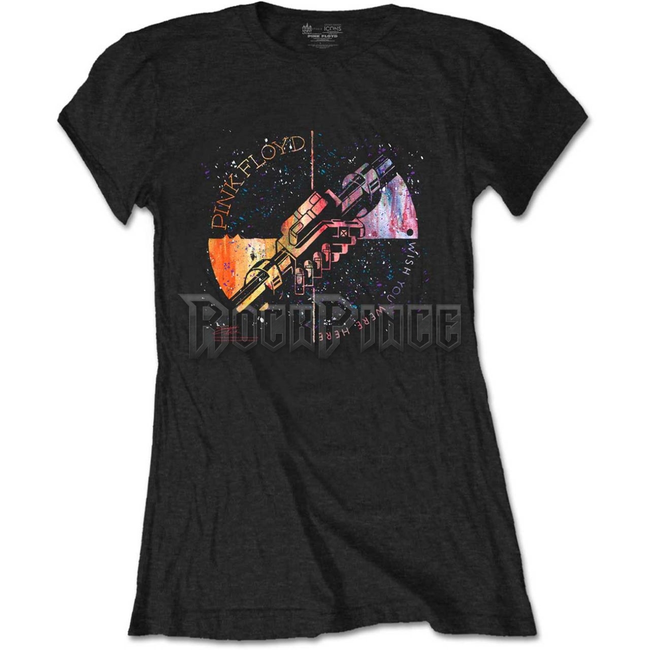 Pink Floyd - Machine Greeting Orange - női póló - GDAPFTS06LB