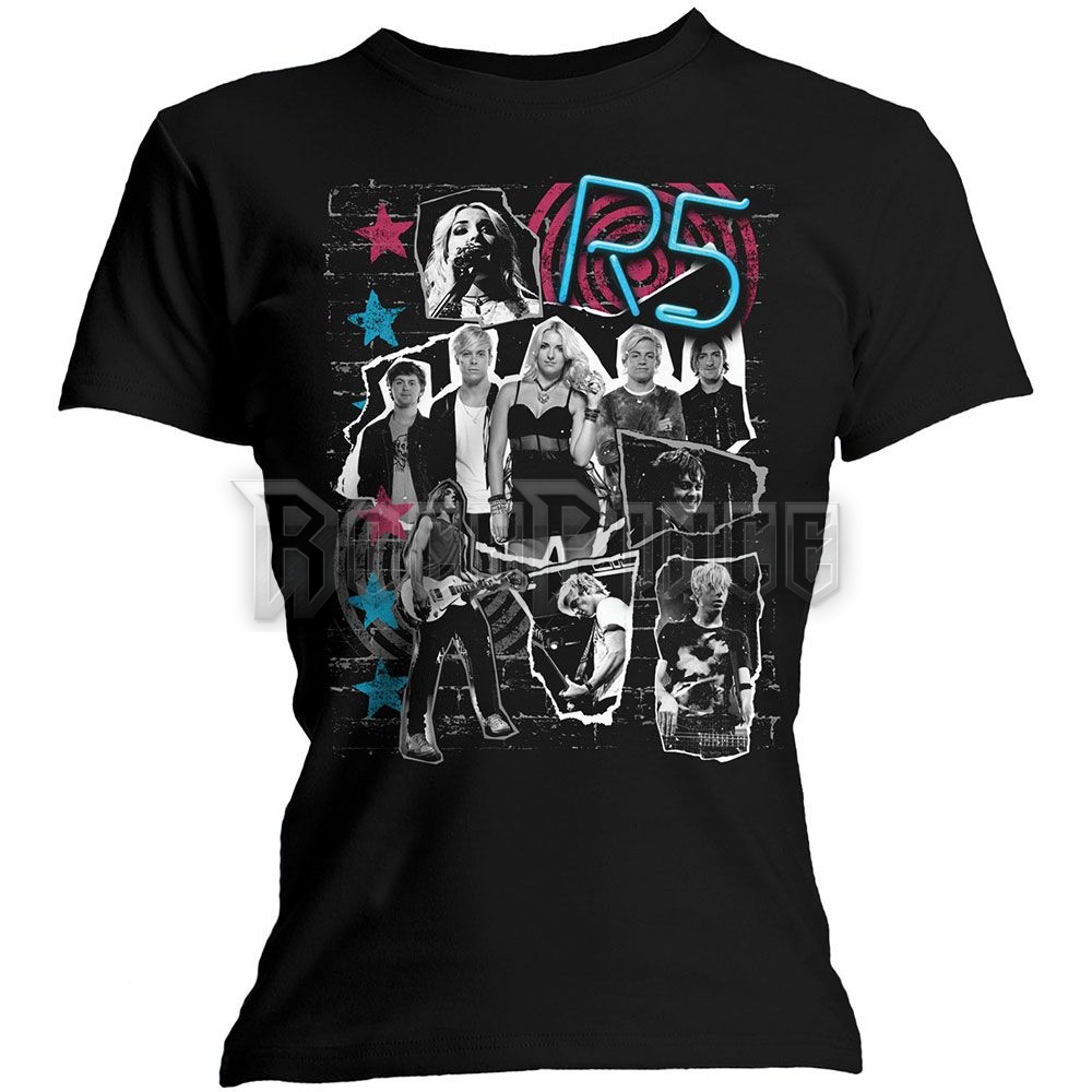R5 - Grunge Collage - női póló - R5TEE01LB
