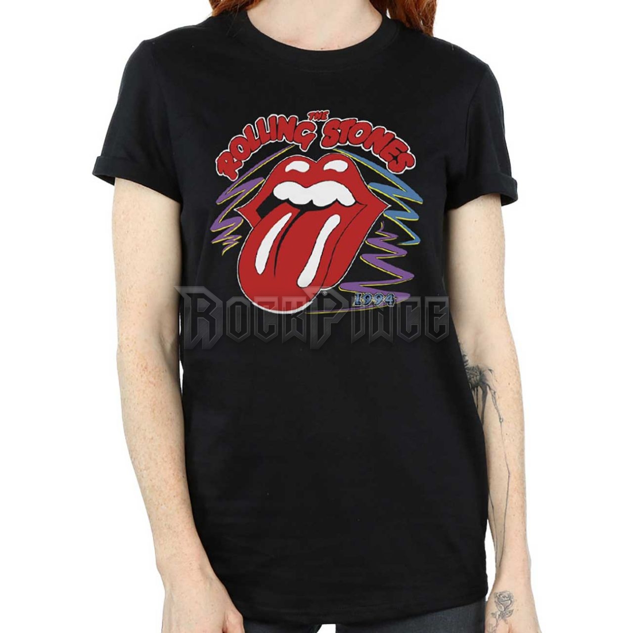 The Rolling Stones - 1994 Tongue - női póló - RSTS105LB