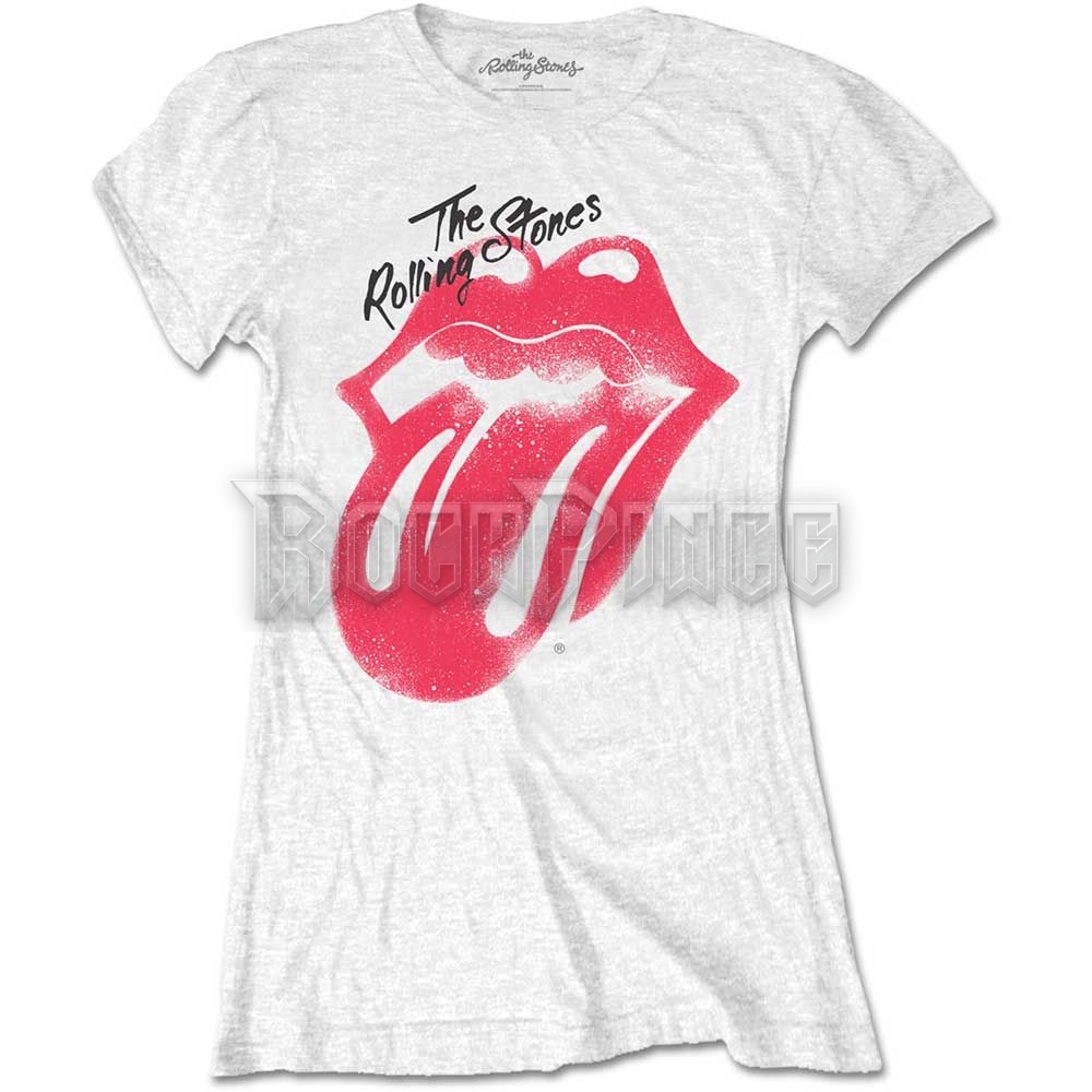 The Rolling Stones - Spray Tongue - női póló - RSTS63LW