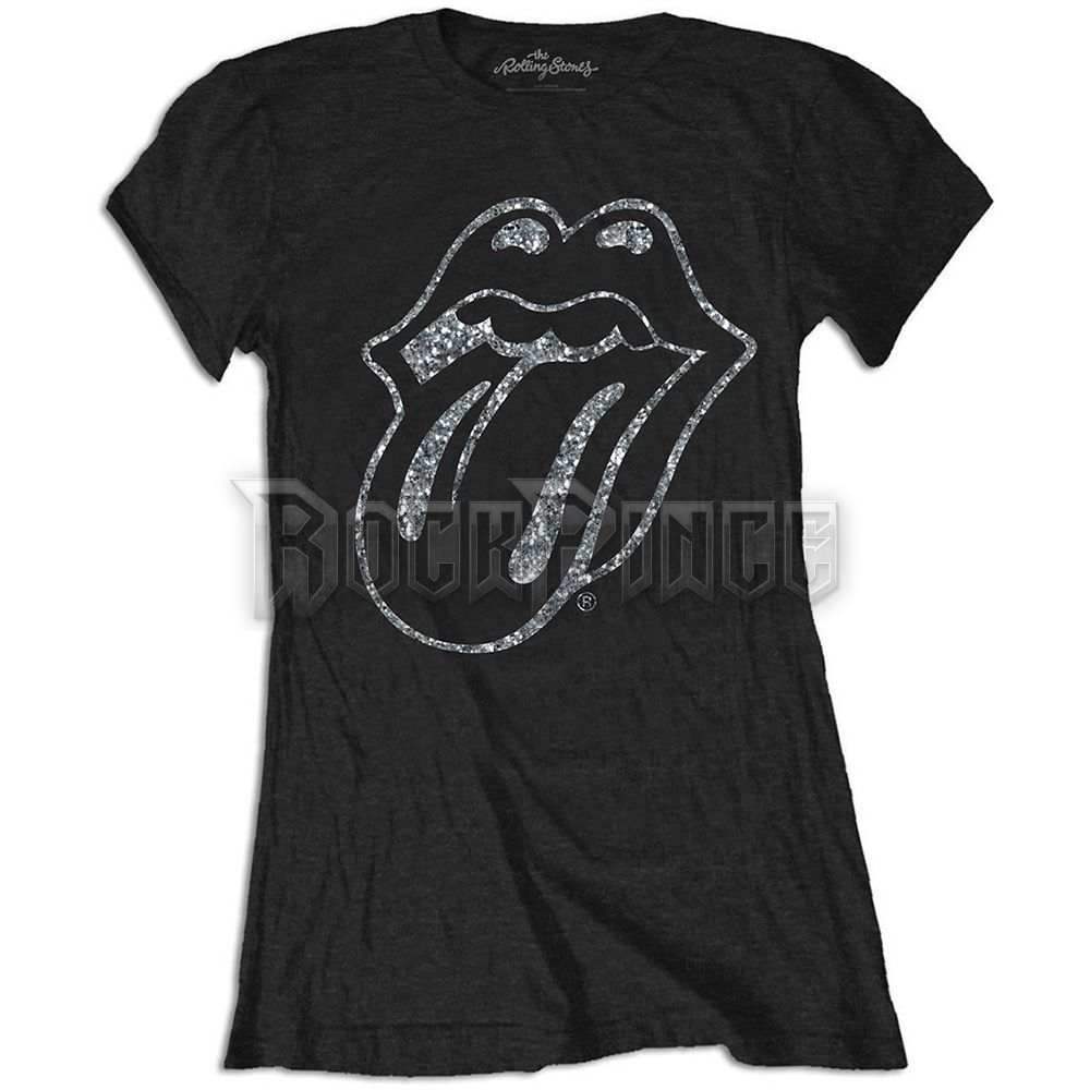 The Rolling Stones - Tongue (DIAMANTE) - női póló - RSTS65LB
