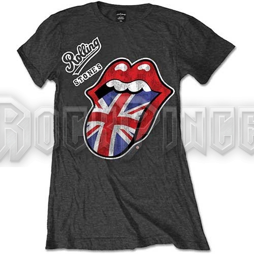 The Rolling Stones - Vintage British Tongue - női póló - RSTEE16LC