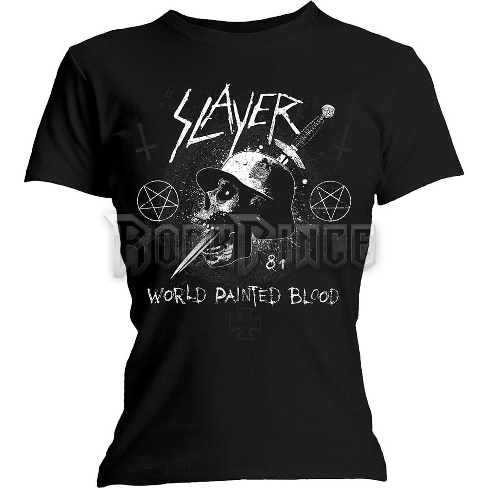 Slayer - Dagger Skull - női póló - SLAYTEE27LB
