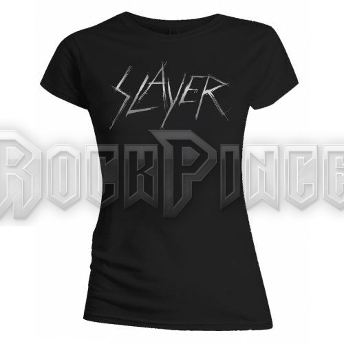 Slayer - Scratchy Logo - női póló - SLAYTEE23LB