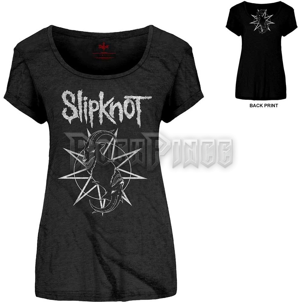 Slipknot - Goat Star Logo - női póló - SKTS22LB