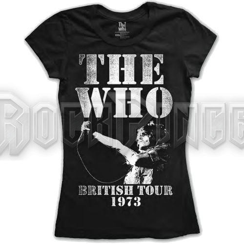 The Who - British Tour 1973 - női póló - WHOTEE03LB