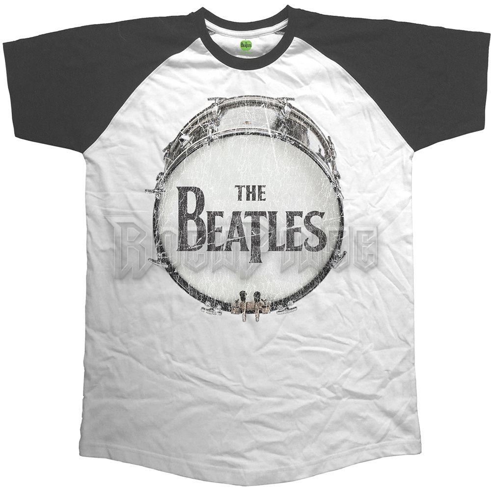 The Beatles - Original Vintage Drum - unisex raglán ujjú póló - BTSSRAG01MB