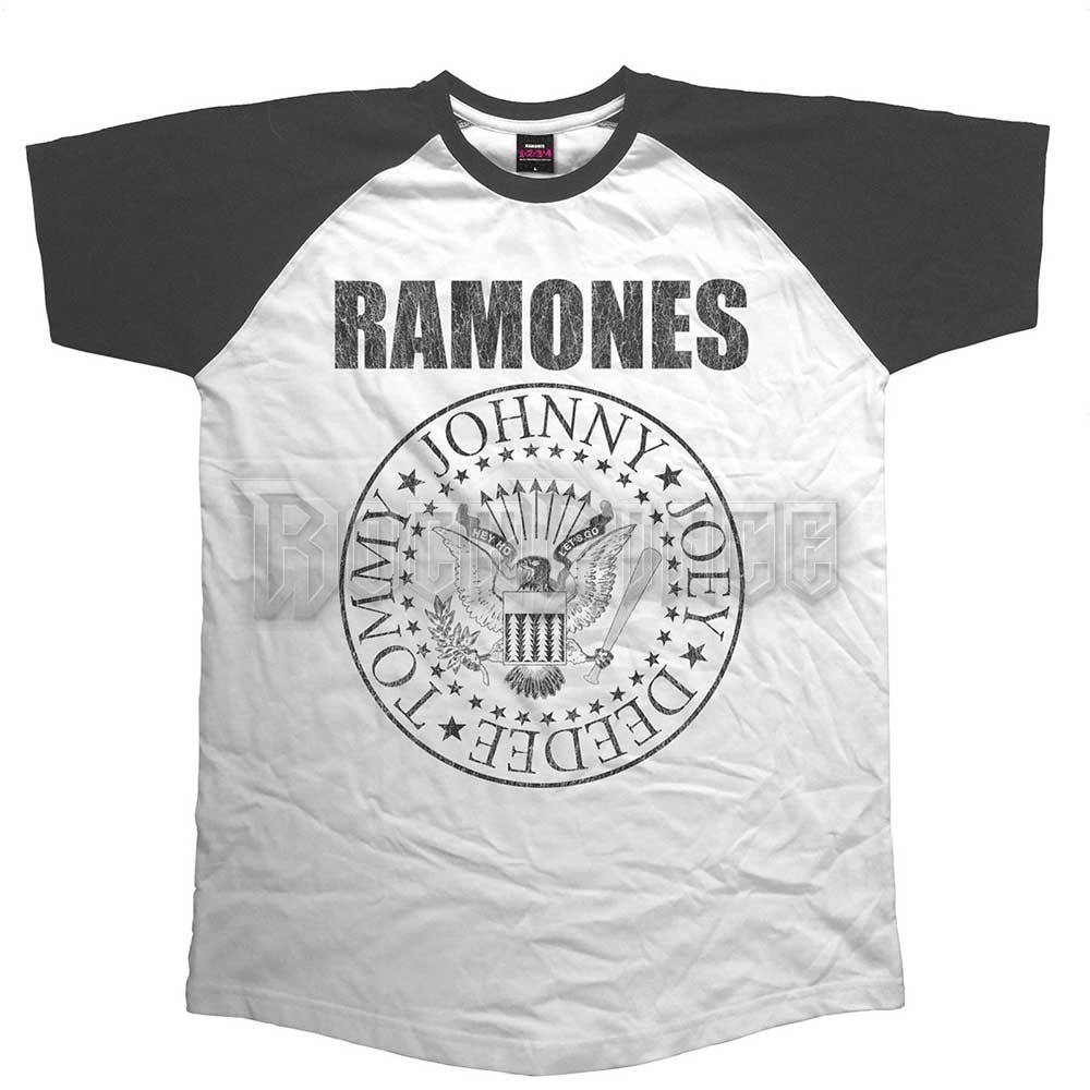 Ramones - Presidential Seal - unisex raglán ujjú póló - RAMSSRAG01MB