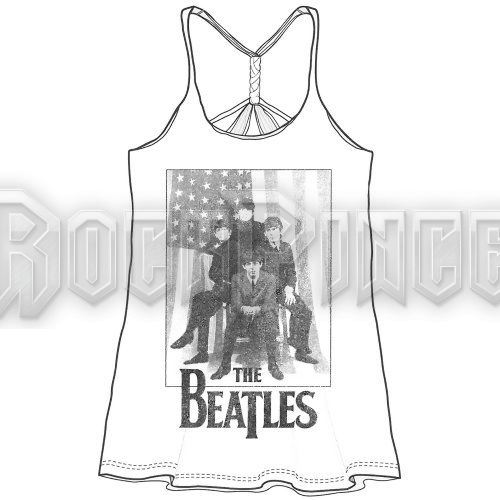 The Beatles - Stars & Stripes - női trikó - BEATTEE89LW
