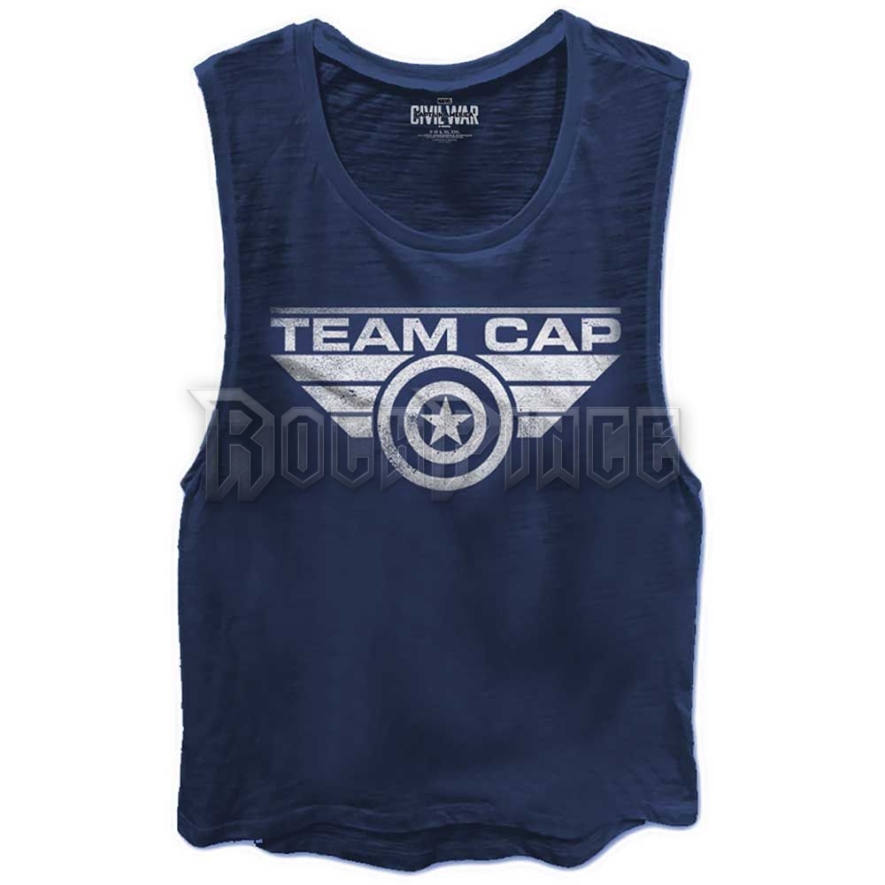 Marvel Comics - Captain America Civil War Team Cap - női trikó - CAPCIVVT02LN