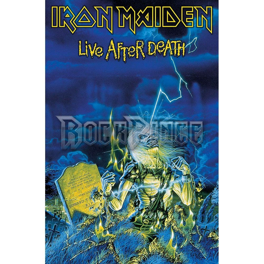 Iron Maiden - Live After Death - Textil poszter / Zászló - TP139