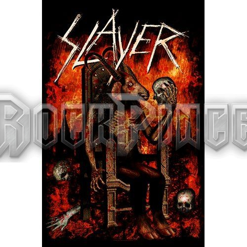 Slayer: Devil on Throne - Textil poszter / Zászló - TP072