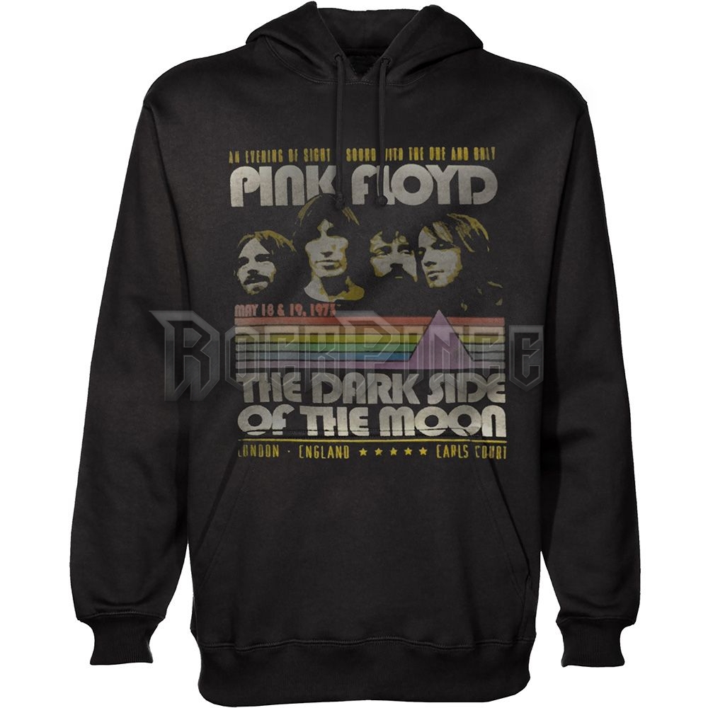 Pink Floyd - Retro Stripes - unisex kapucnis pulóver - PFHD01MB