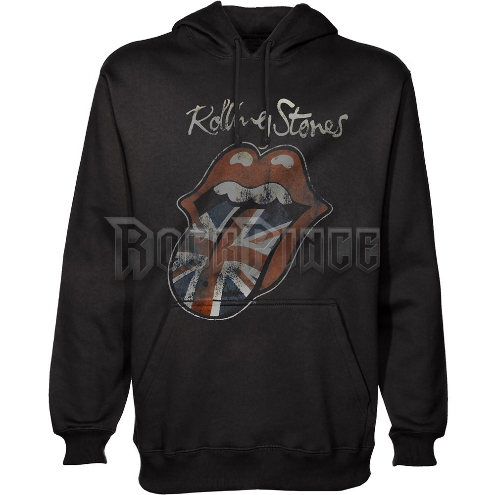 The Rolling Stones - Union Jack Tongue - unisex kapucnis pulóver - RSHD02MB