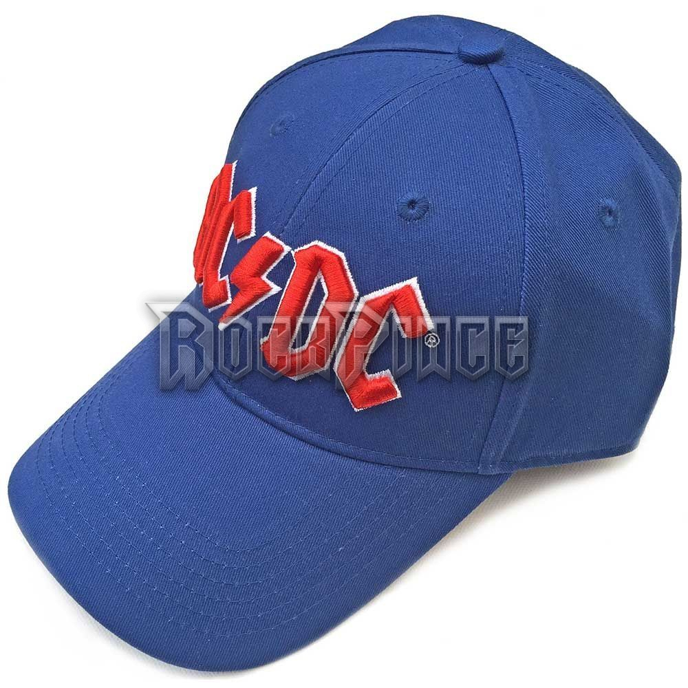 AC/DC: Red Logo (Kék) - baseball sapka - ACDCCAP02MBL