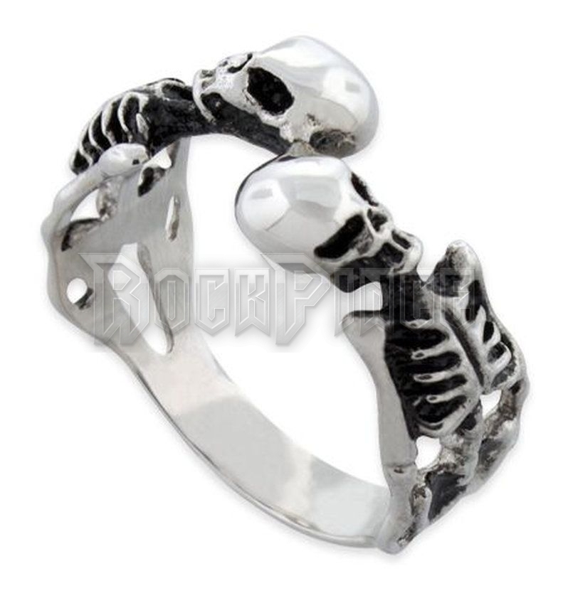 Double Skeleton - acél gyűrű