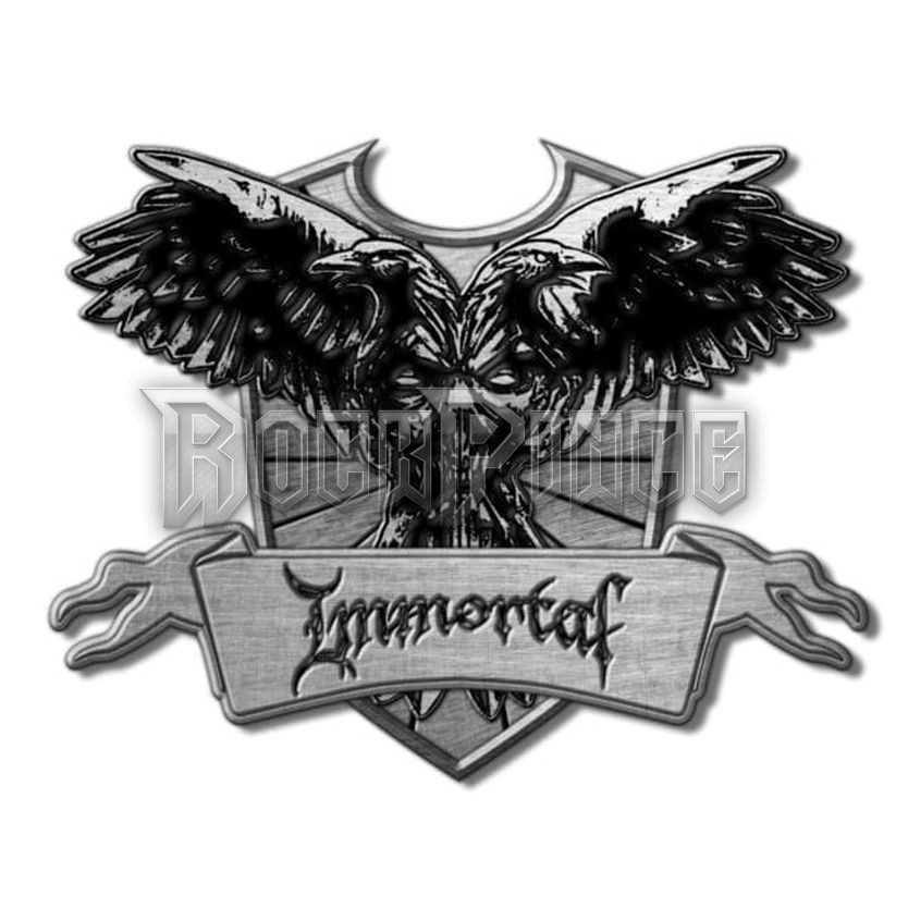 Immortal - Crest - kitűző / fémjelvény - PB049