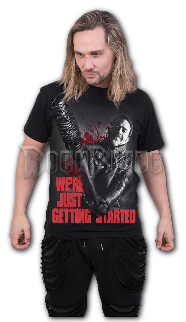 The Walking Dead - NEGAN - JUST GETTING STARTED - T-Shirt Black - G009M101
