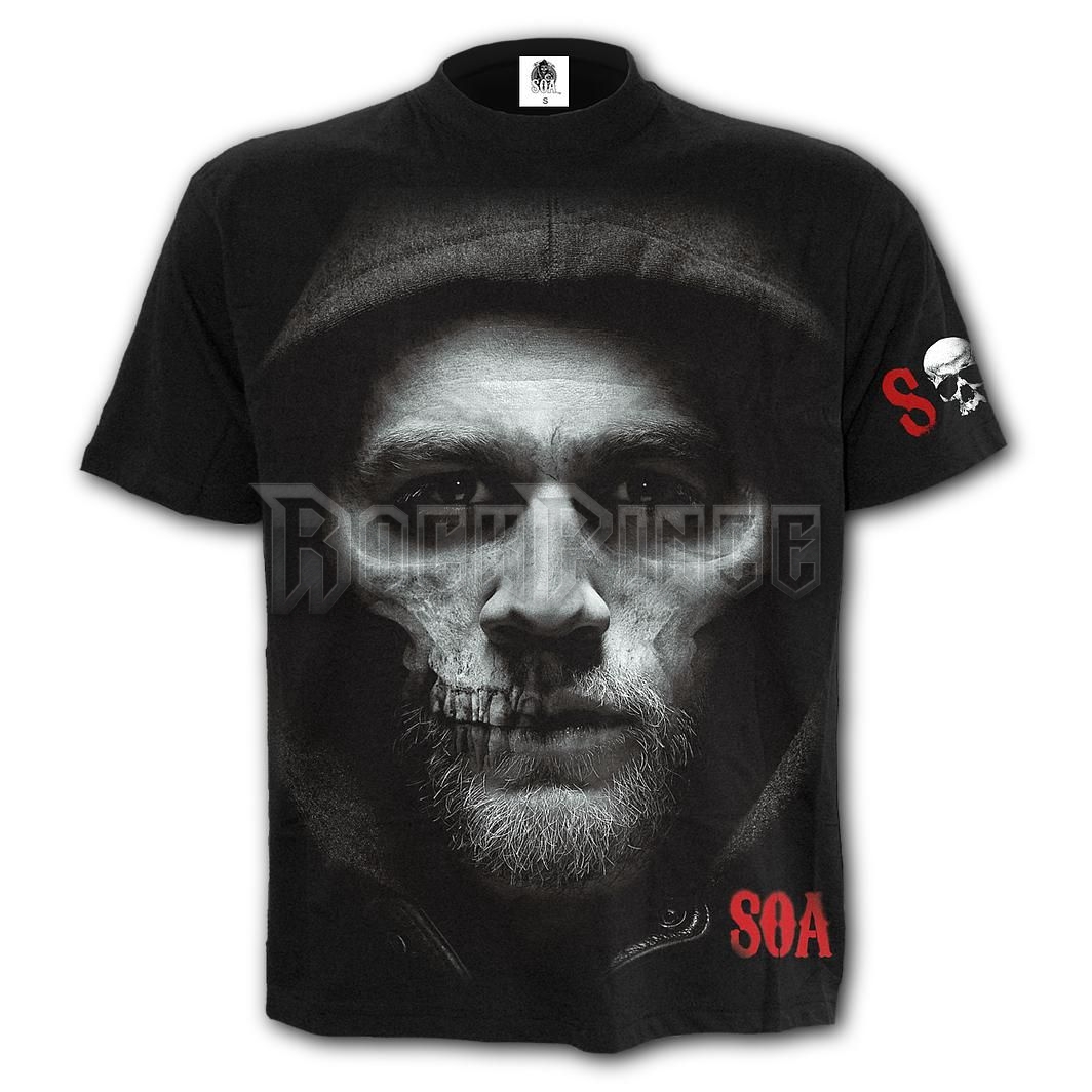 Sons of Anarchy - JAX SKULL - T-Shirt Black - G103M101