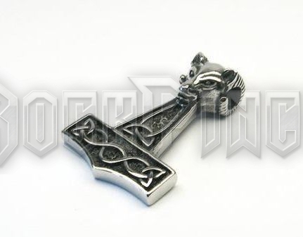 Thors Hammer Ram Head - acél medál