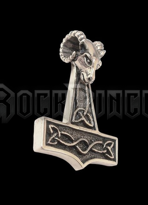 Thors Hammer Ram Head - acél medál