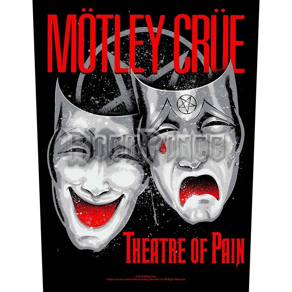 Mötley Crüe - Theatre of Pain - hátfelvarró - BP1114