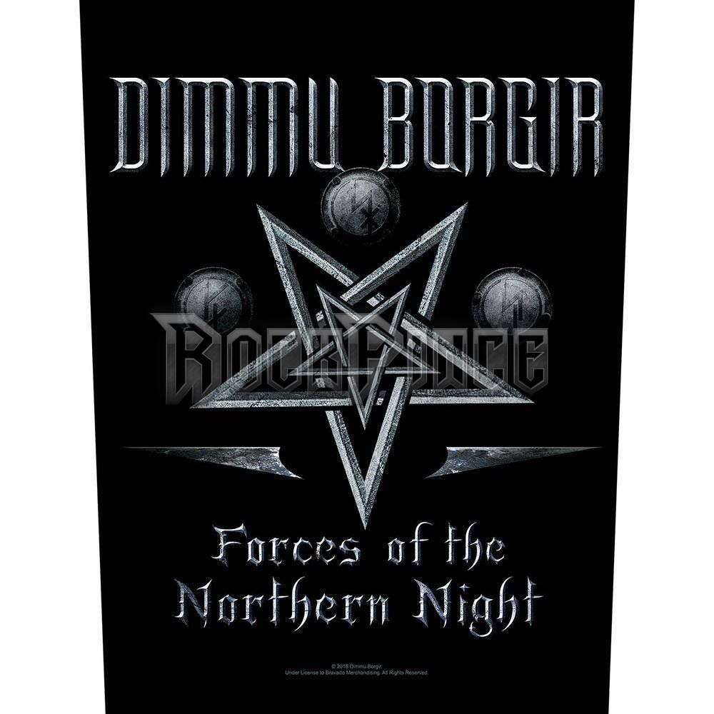 DIMMU BORGIR - FORCES OF THE NORTHERN NIGHT - hátfelvarró - BP1111