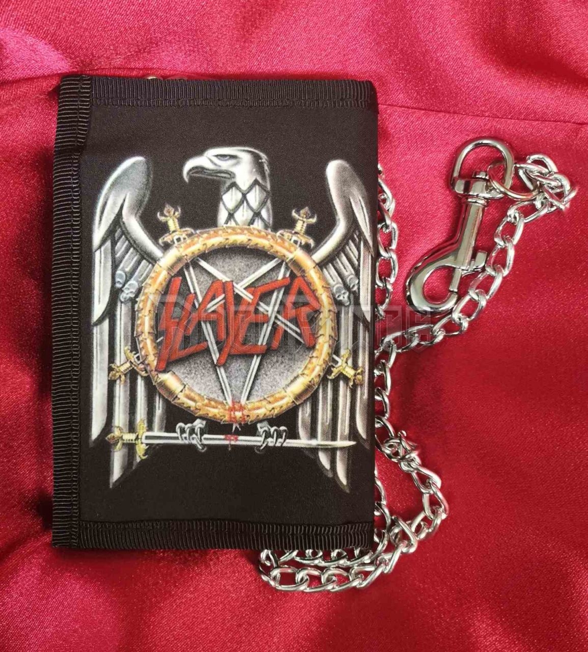 Slayer - Pentagram - pénztárca lánccal