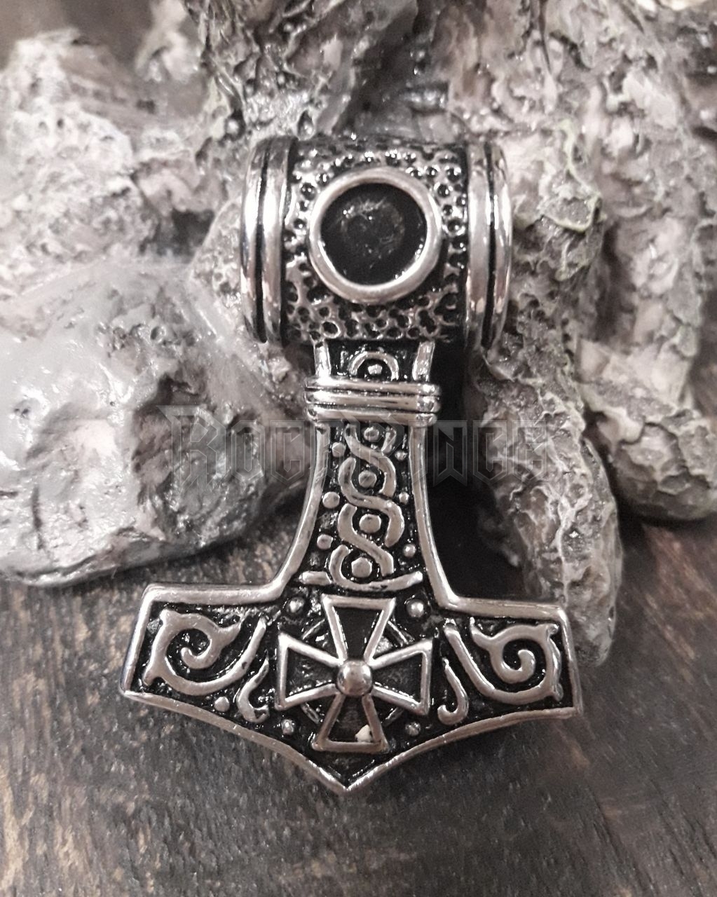 Thors Hammer Iron Cross - acél medál