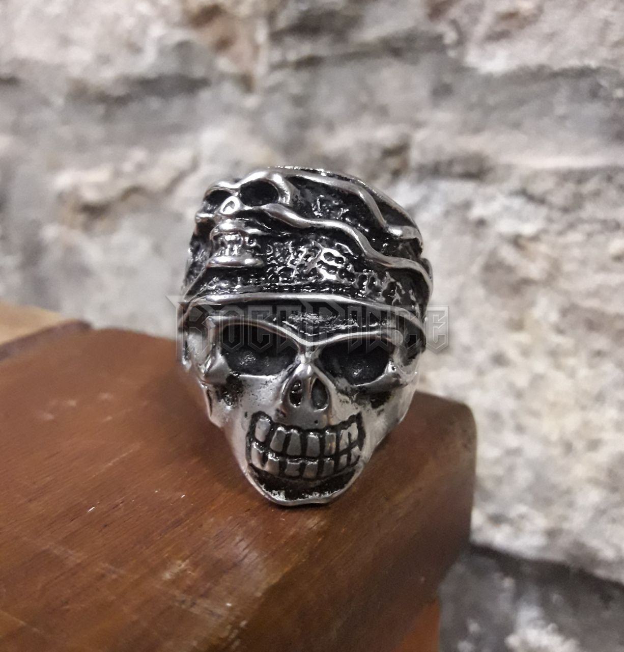 Beret Skull - acél gyűrű
