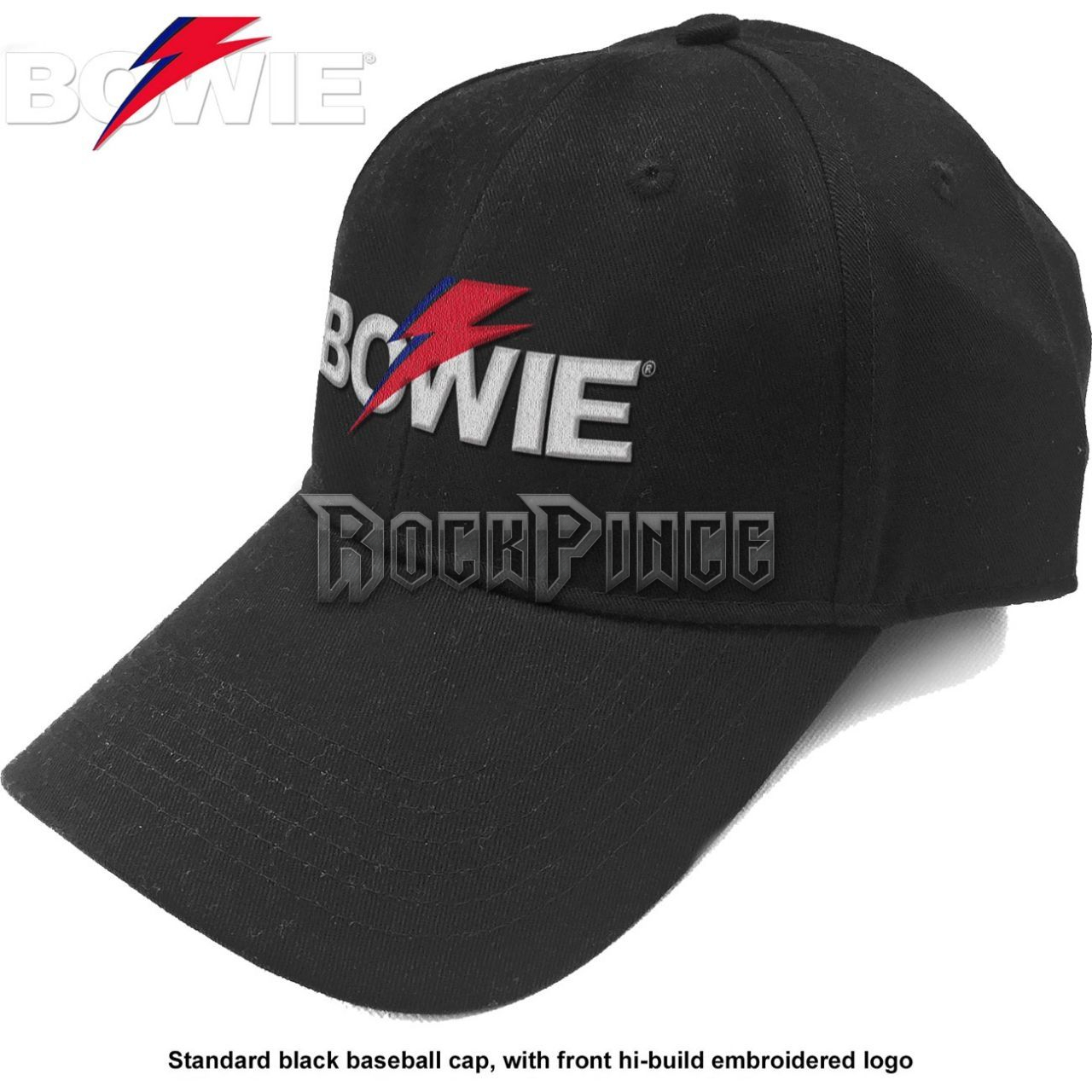 David Bowie - Aladdin Sane Bolt Logo - baseball sapka - BOWCAP04B