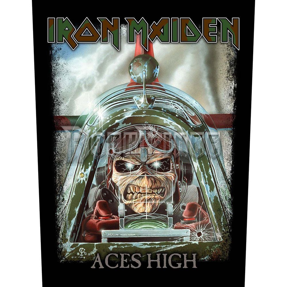 Iron Maiden - Aces High - hátfelvarró - BP1109