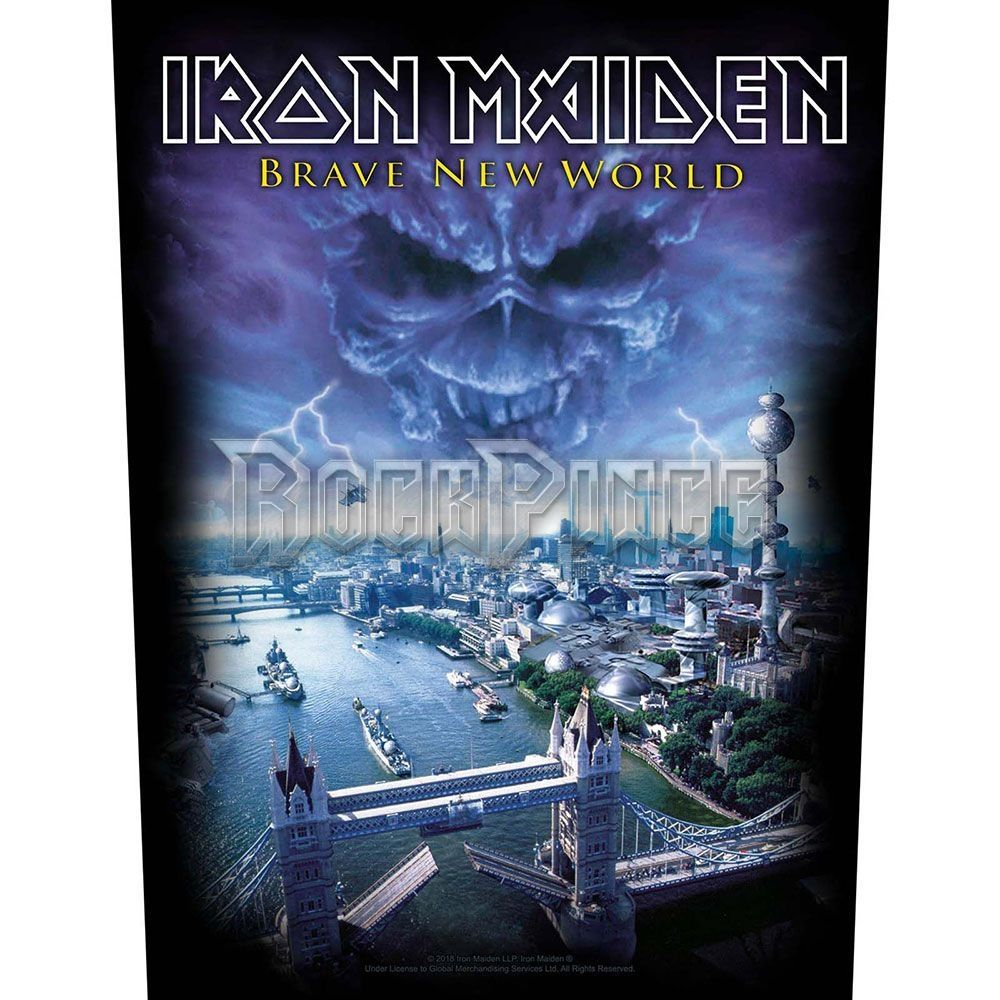 Iron Maiden - Brave New World - hátfelvarró - BP1110