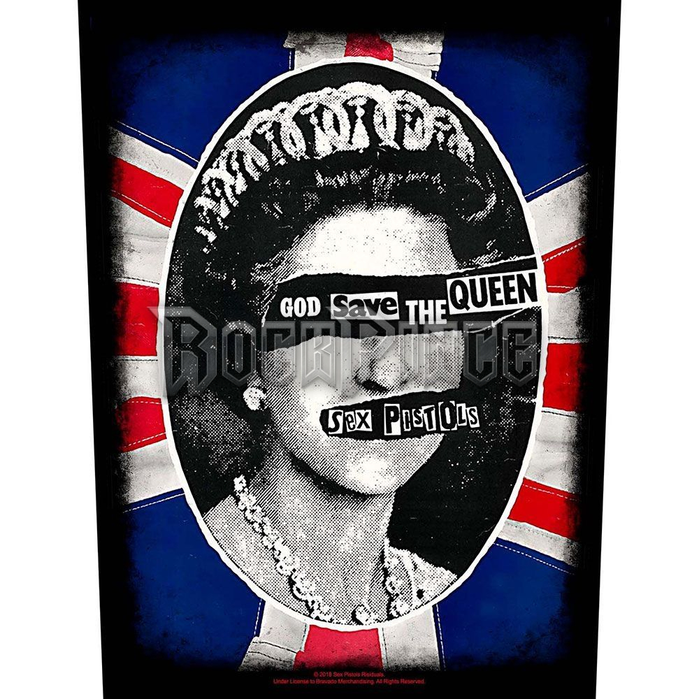 The Sex Pistols - God Save the Queen - hátfelvarró - BP1115