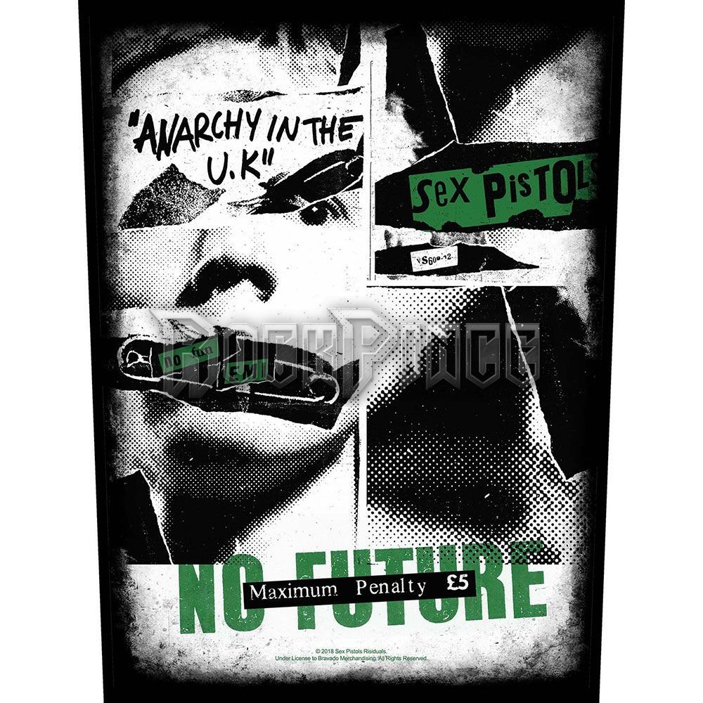 The Sex Pistols - No Future - hátfelvarró - BP1117