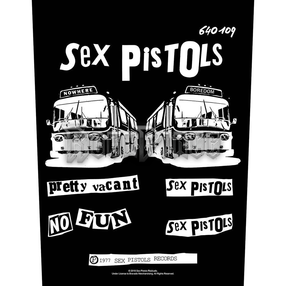 The Sex Pistols - Pretty Vacant - hátfelvarró - BP1118