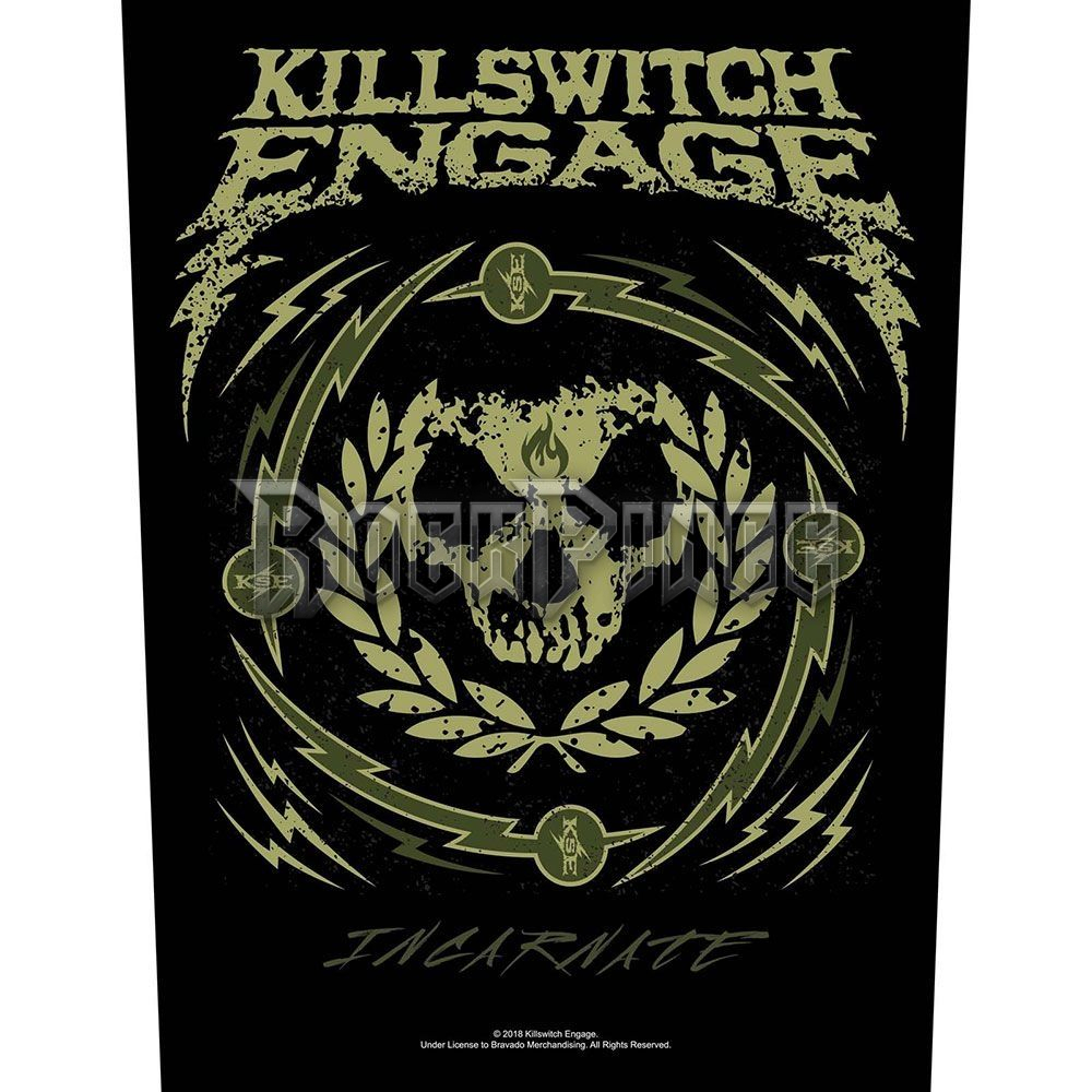 Killswitch Engage - Skull Wreath - hátfelvarró - BP1119